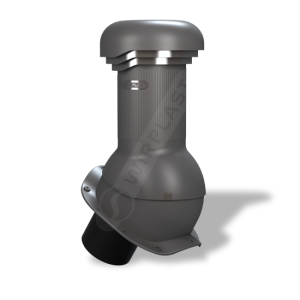 Вентиляційний вихід W-13 Wirovent Perfekta R Pro Ø 125 мм  ⁇  Wirplast  ⁇ Графіт 7024
