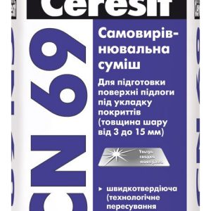 CN 69 25 кг Самовирівнювальна суміш 3-15мм