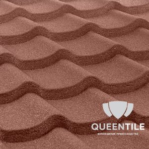 Композитна черепиця QueenTile Standard Rosso 1-тайловий