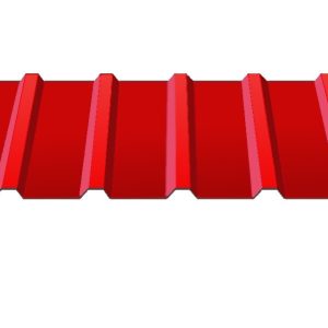 Профнастил покрівельний С-18 (RAL 3011 — червоний)