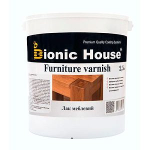Лак меблевий Bionic-House 2,5 л Безбарвний