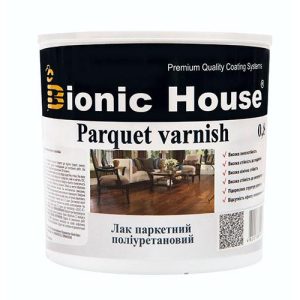 Паркетний лак ультрастійкий Bionic-House 0,8 л Безбарвний