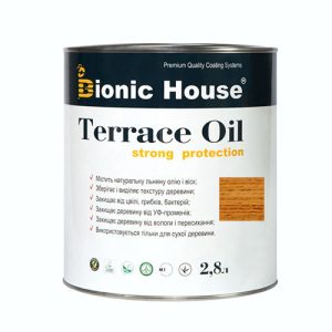 Олія лляна для терас Горіх Bionic-House банка 2,8 л.