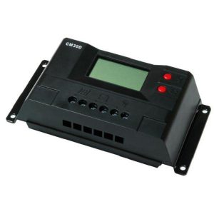 Контролер 30 А 12 В/24 В з дисплеєм + USB гніздо (Модель-CM30D)
