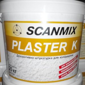 Фасадна штукатурка баранчик Scanmix PLASTER К1,5(25 кг)