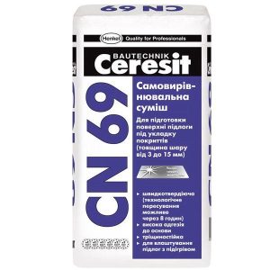 Ceresit CN-69 (25 кг) Самовирівнювальна суміш (3-15 мм)