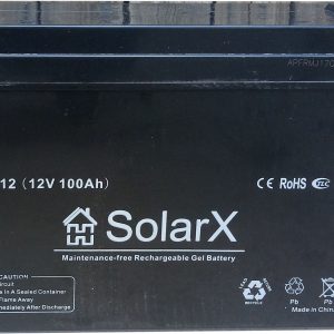 Гелевий акумулятор SolarX SXG100-12 (12V 100Ah)