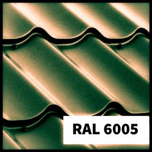 Металочерепиця Атлантика — "Сталекс" RAL 6020 PEMA 0,5 мм (OptimaSteel)