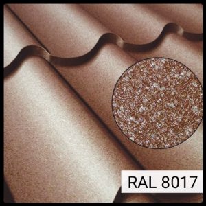 Металочерепиця Атлантика — RAL 8017 PEМА 0,45 мм