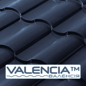 Металочерепиця RAL 7024 / 0,5 мм / VALENCIA PEMA