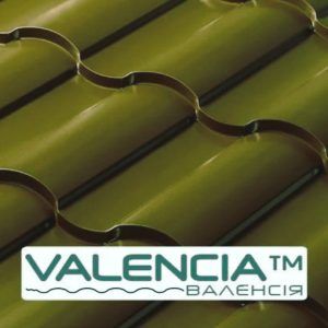 Металочерепиця вичья VALENCIATM 0,43 мм PEMA RAL 6020 [Optima Steel]