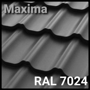 Металочерепиця MAXIMA 0,50 мм PEMA RAL 7024 Польща