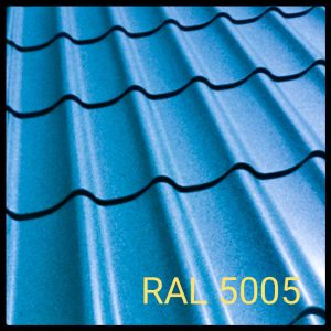 Металочерепиця Rauni RAL 5005 (синя) PE 0,45 Standart