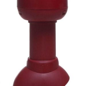 Вентиляційний вихід Vilpe® 110/300 Н + ковпак Червоний