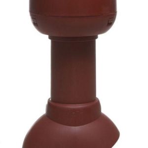 Вентиляційний вихід Vilpe® 110/300 Н + ковпак Бордо