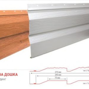 Металосайдинг  ⁇  Корабельна Дошка  ⁇  Дахсервіс  ⁇  Під дерево  ⁇  3-Д ДУБ  ⁇  0,4 мм  ⁇  Китай  ⁇