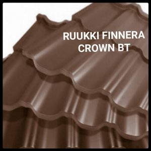 Модульна черепиця Ruukki Finnera™ | 0,52 мм | Crown BT RR 887 коричнева