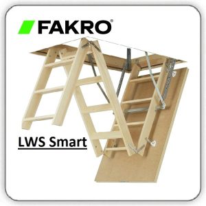 Чердачна драбина FAKRO LWS SMART, 70*120*280