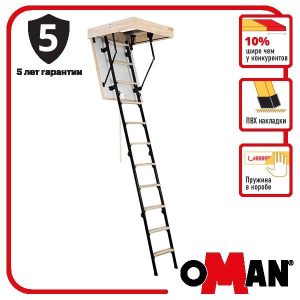 Сходи на горище Oman Mini Termo (100x60) H265