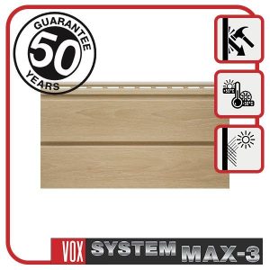 Панель плоска VOX MAX 3 "Бук" 3,85 м, 0,96 м2