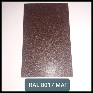 Гладкий лист MAT RAL 8017 / 0,5 мм "Arvedi"