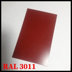 Глянсовий гладкий лист Ral 3011 / 0,7 мм / Arcelor Mittal /