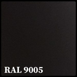 Гладкий лист — 0.5 мм РЕ — RAL 9005 — Чорний