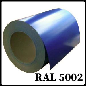 Сталь 0,5 мм листова PE  ⁇  MittalSteel (Польща) RAL 5002