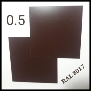 Гладкий лист — 0,5 мм RAL 8017