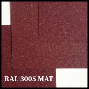RAL 3005  Гладкий лист — 0,45 мм із полімерним покриттям TM "US.Steel" Kosice (Словак)