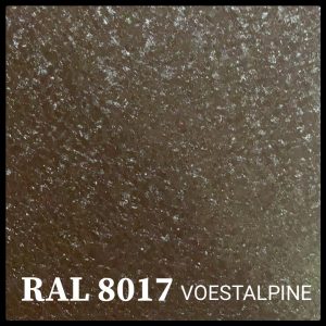 Гладкий листок 0,5 мм VOESTALPINE Mat RAL 8017