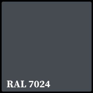 Гладкий аркуш — 0.5 мм / RAL 7024 — Темно-сірий