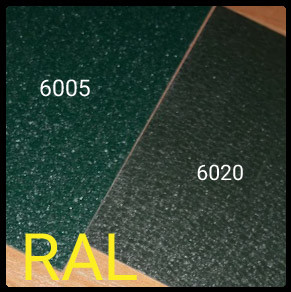 Гладкий лист MAT  RAL 6005 / 0,5 мм / Arvedi