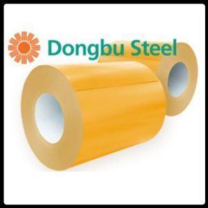 Рулонна сталь "Dongbu Steel" ( Корея) 0,45 мм — гладкий лист із полімерним покриттям RAL 1003