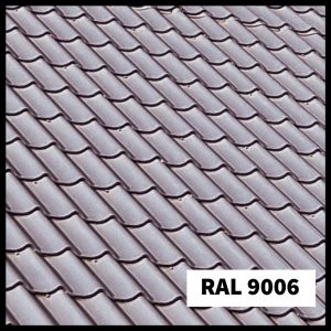 Металочерепиця Модена RAL 9006