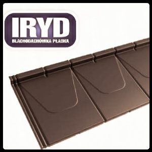 IRYD — Модульна плоска черепиця (Purmat) RAL 8017
