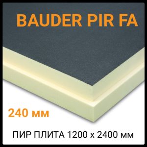 Теплоізоляція фольгована Bauder PIR FA 240 мм