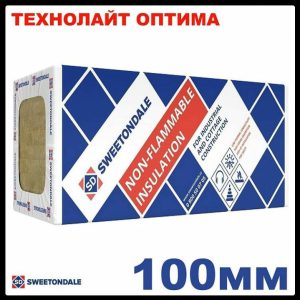 Технолайт Оптима 100 мм — Базальтовий Утеплювач