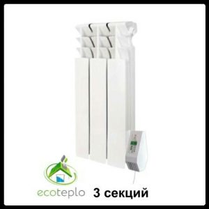 Электрорадиатор ECOTEPLO Elite 390 (3 секции) на 7 м.кв