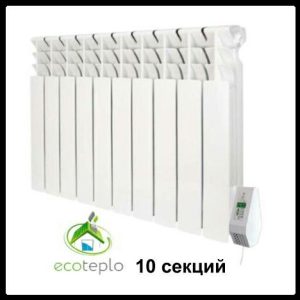 Электрорадиатор ECOTEPLO Elite 910 (10 секций)
