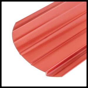 Металевий штакетник 0,6 х 105 мм PURAL 8004 Цегляний