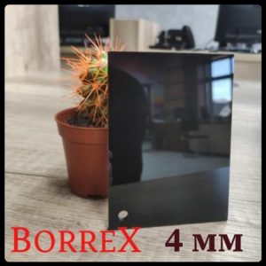 Монолітний полікарбонат — "BORREX" BLACK T 4
