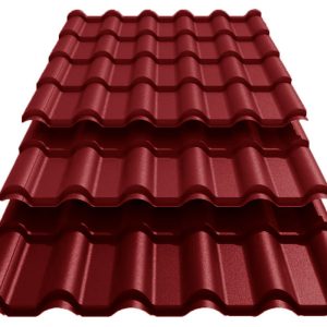 Металочерепиця РетроUS Steel Словаччина 0,45 mm PE RAL 3011