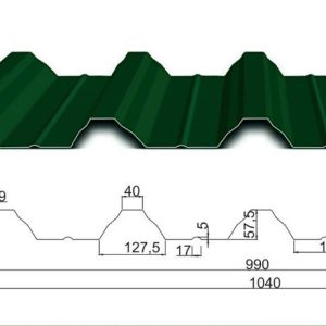 Профнастил Н-60 / 0.9 мм / Алмет RAL