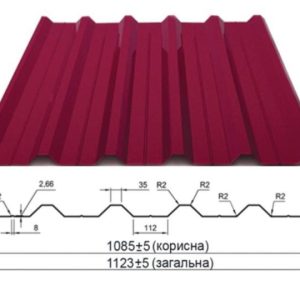 Профнстил НС-35 / 0.45 мм / Polysteel / PE / RAL