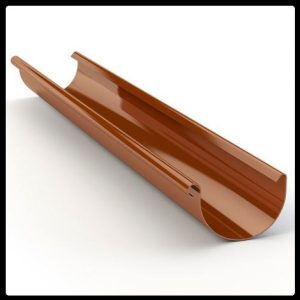 Жолоб водостічний Gamrat Ø125, 3 метри (Система 125/90)
