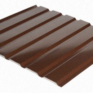 Профнастил С-18 RAL 8017 (коричневий) МАТ 0.45 фасад