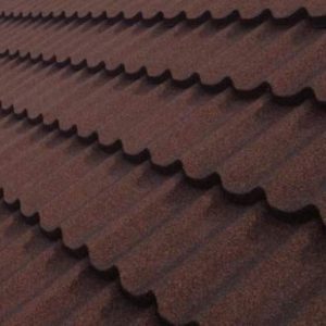 QueenTile Standard Brown Композитна черепиця (лист 6-тайловий)
